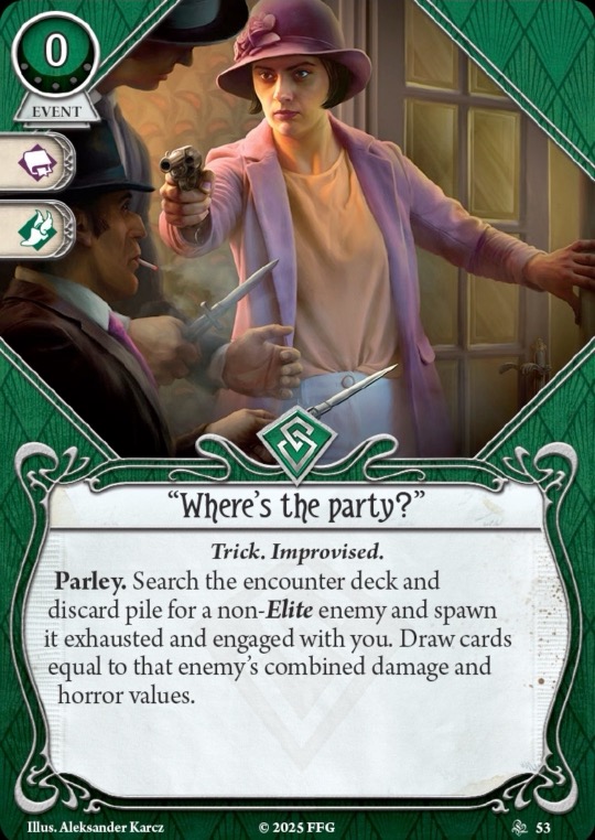 "Where's the party?"