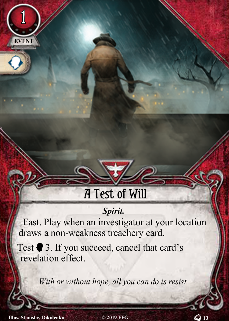 A Test of Will